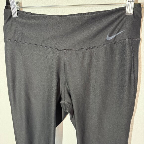 Nike Dri Fit Womens Carpi Leggings Large Black Activewear Walking Workout Gym - Picture 3 of 12